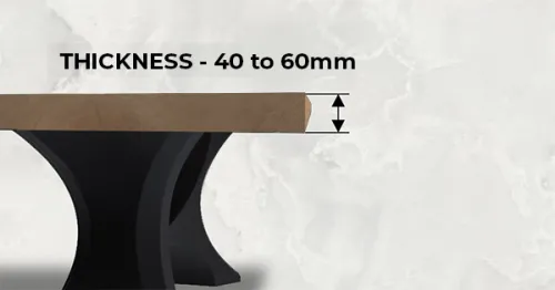 Dekton® infused Oak Top Thickness